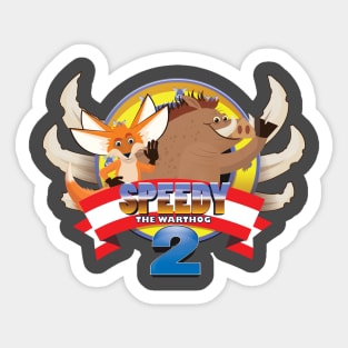 Speedy the Warthog 2 Sticker